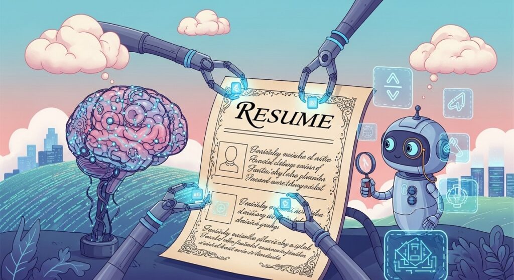 إنشاء سيرة ذاتية باستخدام الذكاء الاصطناعي